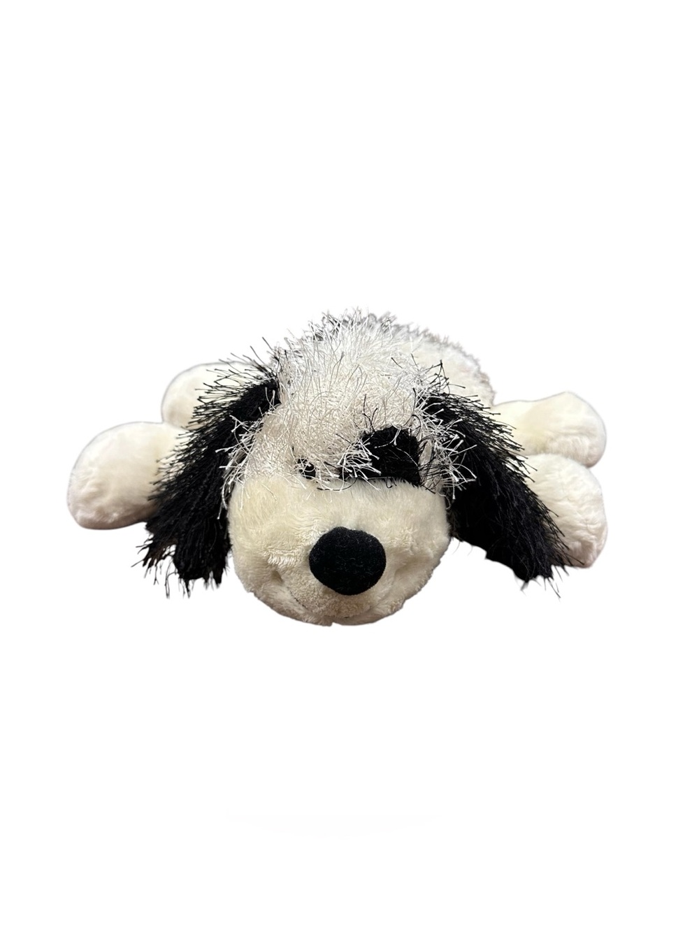 Ganz Webkinz Cheeky Dog HM192 Black White Plush Stuffed Animal No Code
